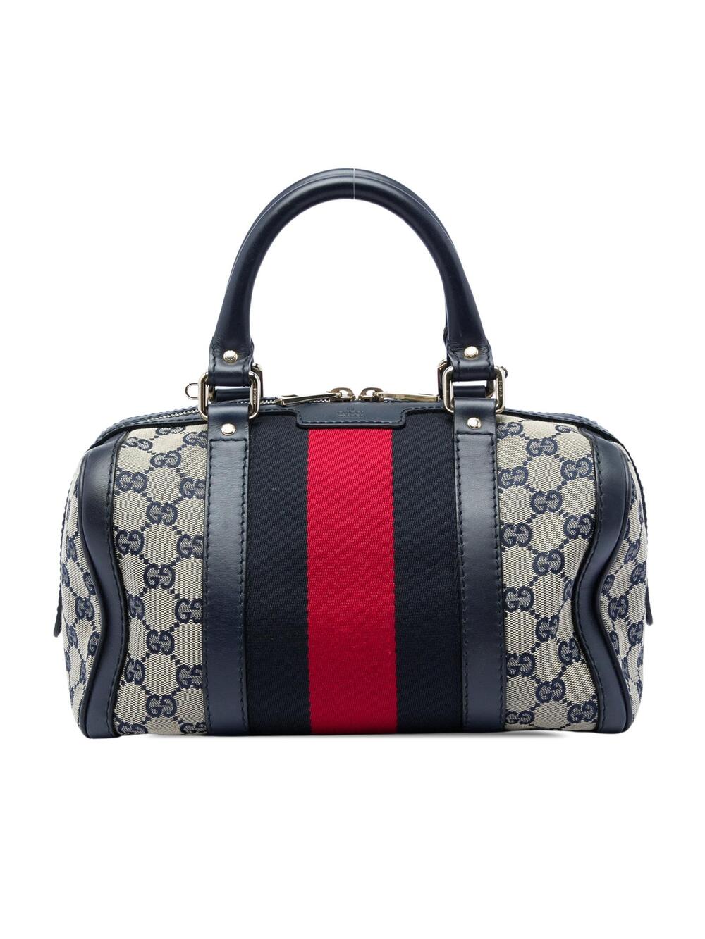 Gucci Small Gg Canvas Web Joy Boston #361298G68B